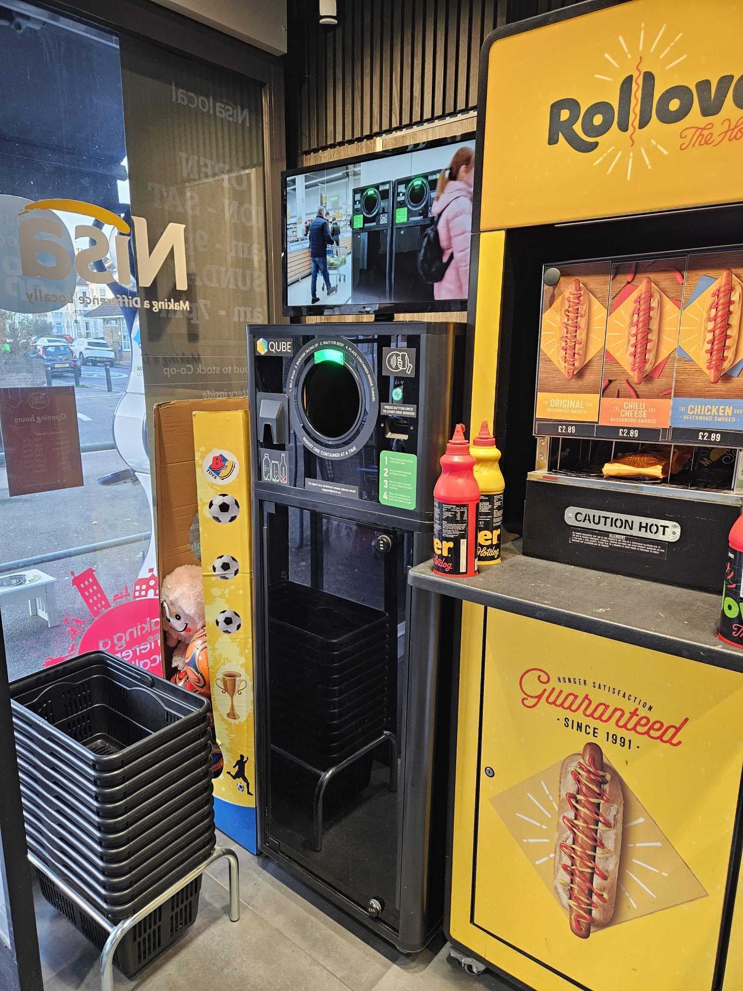 A TrovrQUBE in everyday use at a convenience store